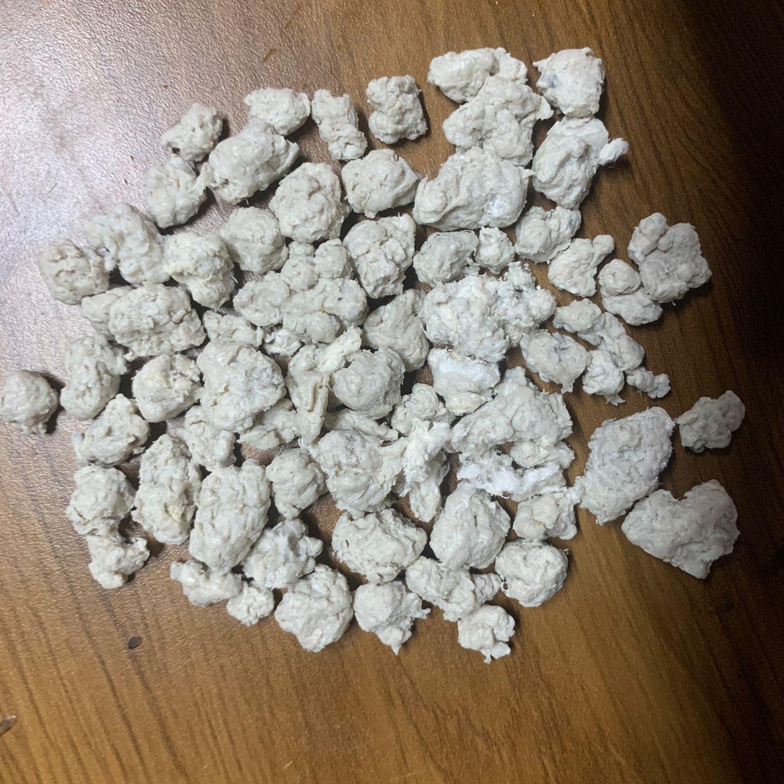 Off-White Yarn Waste Popcorn